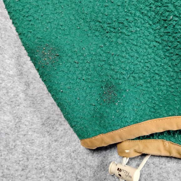 The North Face Cragmont Fleece Snap Neck  Pullover Green Womens Small - Picture 2 of 12